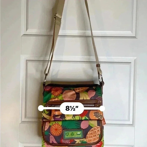 Lily Bloom Padded Shoulder Bag Pineapple Design - Picture 8 of 13